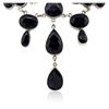 Image 7 : Sterling Silver 331.07 ctw Sapphire Necklace