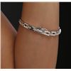 Image 6 : 14KT White Gold 1.21 ctw Diamond Bracelet