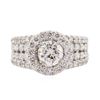 Image 3 : 14KT White Gold EGL Certified 3.10 ctw Diamond Ring