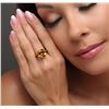 Image 4 : 14KT Yellow Gold 8.50 ctw Citrine and Diamond Ring