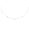 Image 1 : 14KT White Gold 1.57 ctw Diamond Necklace