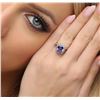 Image 5 : 14KT White Gold 2.90 ctw Tanzanite and Diamond Ring
