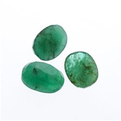 3.60 cts. Oval Cut Natural Emerald Parcel