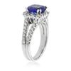 Image 6 : 14KT White Gold 2.53 ctw Tanzanite and Diamond Ring