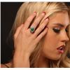 Image 2 : 14KT White Gold 2.97 ctw Emerald and Diamond Ring