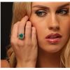 Image 5 : 14KT White Gold 2.97 ctw Emerald and Diamond Ring