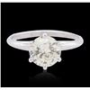 Image 3 : 14KT White Gold 1.52 ctw Diamond Ring