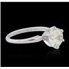 Image 4 : 14KT White Gold 1.52 ctw Diamond Ring