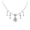 Image 3 : 18KT White Gold 6.12 ctw Diamond Necklace