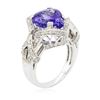 Image 6 : 14KT White Gold 5.47 ctw Tanzanite and Diamond Ring