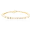 Image 3 : 14KT Yellow Gold 7.83 ctw Diamond Tennis Bracelet