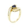 Image 6 : 14KT Yellow Gold 0.81 ctw Tanzanite and Diamond Ring