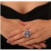 Image 5 : 14KT White Gold 1.67 ctw Tanzanite and Diamond Ring