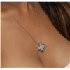 Image 5 : 14KT White Gold 1.67 ctw Diamond Pendant With Chain