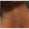 Image 6 : 14KT White Gold 1.67 ctw Diamond Pendant With Chain