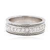 Image 3 : 18KT White Gold 0.75 ctw Diamond Ring