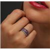 Image 6 : 14KT White Gold 1.56 ctw Pink Sapphire and Diamond Ring