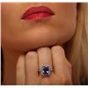 Image 5 : 14KT White Gold 3.34 ctw Tanzanite and Diamond Ring