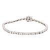 Image 1 : 18KT White Gold 2.55 ctw Diamond Tennis Bracelet