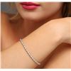 Image 4 : 18KT White Gold 2.55 ctw Diamond Tennis Bracelet
