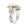 Image 6 : 18KT White Gold 4.01 ctw Diamond Ring