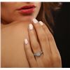 Image 4 : 14KT White Gold 1.25 ctw Diamond Ring