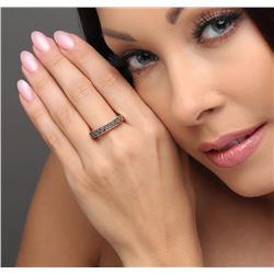 14KT Rose Gold 0.20 ctw Diamond Ring