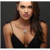 Image 1 : 14KT Yellow Gold GIA Certified 17.51 ctw Aquamarine and Diamond Necklace
