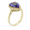Image 6 : 14KT Yellow Gold 3.43 ctw Tanzanite and Diamond Ring