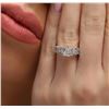 Image 1 : 18KT White Gold 1.12 ctw Diamond Ring
