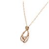 Image 7 : 14KT Rose Gold 1.21 ctw Diamond Pendant With Chain