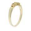 Image 7 : 14KT Yellow Gold 0.03 ctw Diamond Ring