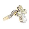 Image 2 : 14KT Yellow Gold 1.99 ctw Diamond Ring