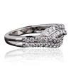 Image 2 : 14KT White Gold 0.54 ctw Diamond Ring