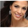Image 5 : 14KT White Gold 2.98 ctw Diamond Earrings