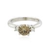 Image 1 : 14KT White Gold 1.19 ctw Diamond Ring