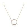 Image 3 : 14KT Yellow Gold 1.50 ctw Diamond Necklace