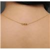Image 6 : 14KT Yellow Gold 1.50 ctw Diamond Necklace