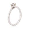 Image 6 : 14KT White Gold 0.18 ctw Diamond Solitaire Ring