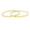 Image 4 : 22KT Two-Tone Gold Fancy Bangle Bracelets