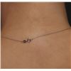 Image 6 : 14KT White Gold 0.31 ctw Diamond Pendant With Chain