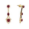 Image 9 : 18KT Yellow Gold 47.33 ctw Ruby and Diamond Suite