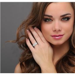 14KT White Gold 2.17 ctw Diamond Ring