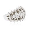 Image 4 : 14KT White Gold 2.67 ctw Diamond Ring