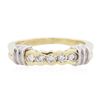 Image 3 : 14KT Two-Tone Gold 0.35 ctw Diamond Ring