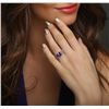 Image 5 : 14KT Rose Gold 3.82 ctw Tanzanite and Diamond Ring
