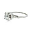Image 8 : Platinum and 14KT White Gold 3.55 ctw Diamond Ring