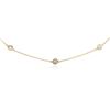 Image 4 : 14KT Yellow Gold 1.57 ctw Diamond Necklace