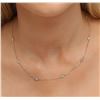 Image 5 : 14KT Yellow Gold 1.57 ctw Diamond Necklace