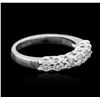 Image 4 : 14KT White Gold 0.69 ctw Diamond Ring